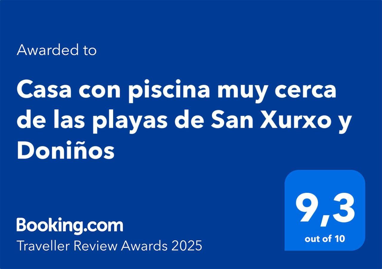 Casa Con Piscina Muy Cerca De Las Playas De San Xurxo Y Doninos Ferrol Exterior photo